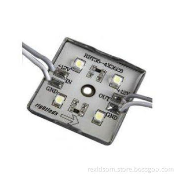 4 pcs 3528 SMD White LED Modules with CE & RoHS, 18~28lm LE